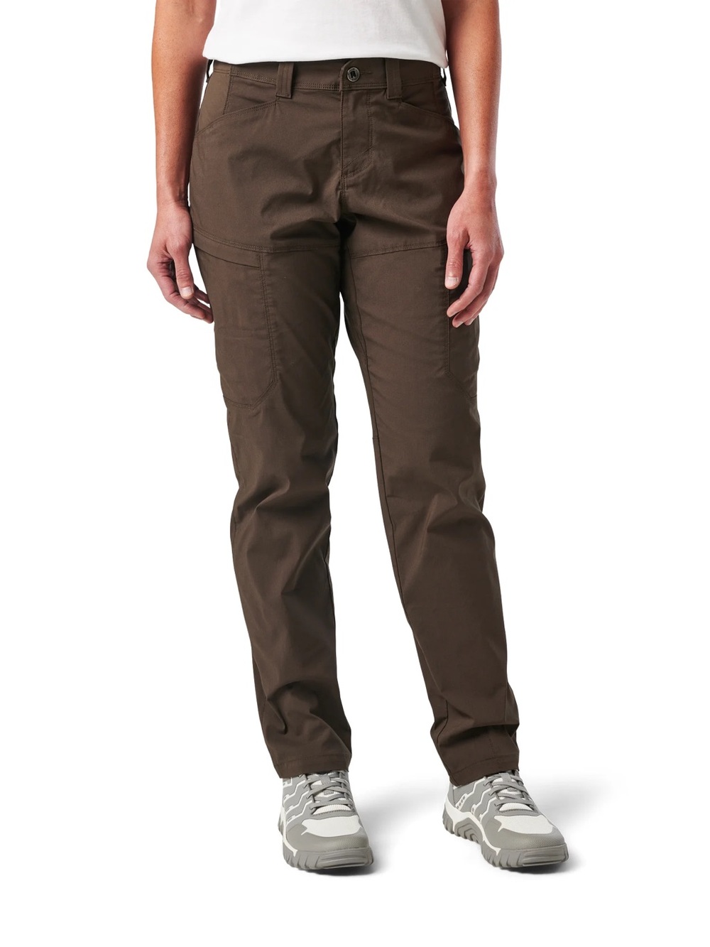 5.11 Tactical  Spire Women's Straight Leg Pants - Brown Size 6 Long NWT